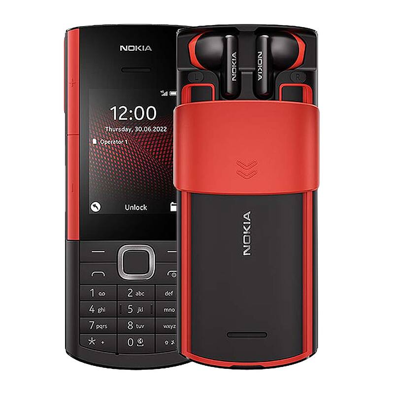 گوشی موبایل Nokia مدل Xpress Audio 5710 دو سیم کارت ظرفیت 128MB - مشکی - اصلی (FA)