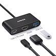 هاب 3 پورت ANKER USB-C مدل A8339 - خاکستری (گارانتی 18ماهه حافظه طلایی ایستا)