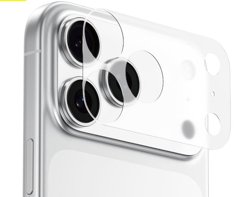محافظ دور لنز دوربین Blueo برای آیفون سری 17 برند بلو اورجینال - Blueo Invisible Shock-resistant Lens Module Protection Film for iPhone 17 Series