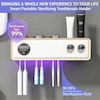 جامسواکی و ضد عفونی کننده هوشمند جنریک مدل Smart UV Toothbrush Sanitizer Holders RA-933