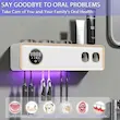 جامسواکی و ضد عفونی کننده هوشمند جنریک مدل Smart UV Toothbrush Sanitizer Holders RA-933