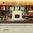 پلوپز دیجیتال 5 لیتری گرین لاین Green Lion GNGRC20RC5L GRC-20 Digital Rice Cooker 5L