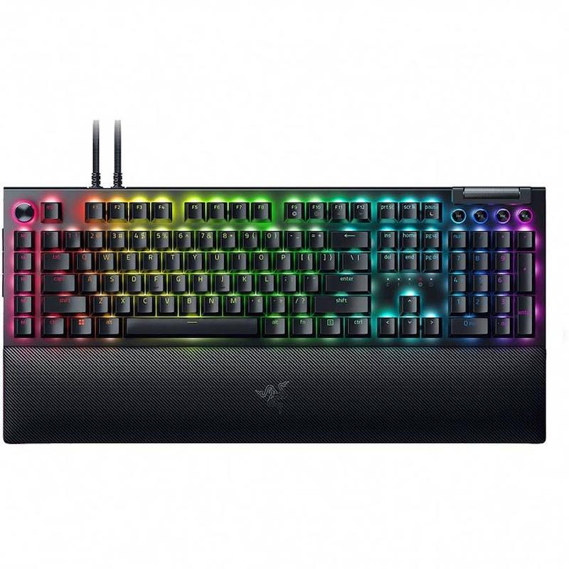کیبورد سیم دار گیمینگ ریزر مدل RAZER BLACKWIDOW V4