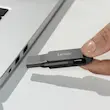 فلش لکسار مدل D400 ظرفیت 128 گیگابایت با رابط USB 3.2