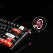 کیبورد بی‌سیم گیمینگ فنتک مدل ATOM PRO79 MK917 BLUE SWITCH