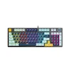 کیبورد سیم‌دار گیمینگ فنتک مدل ATOM 96 MK890v2 RED SWITCH