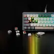 کیبورد بیسیم گیمینگ فنتک مدل ATOM PRO63 MK912