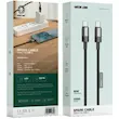 کابل شارژ دو سر تایپ سی گرین لاین مدل GREEN LION GNSPRCAC2CBK SPARK 60W طول 1 متر