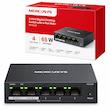 هاب سوئیچ 5 پورت مرکوسیس مدل MERCUSYS MS105GP 5-Port Gigabit Desktop Switch with 4 PoE+ Port