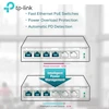 هاب سوئیچ 6 پورت تی پی لینک مدل TP-LINK TL-SF1006P Switch with 4-Port PoE