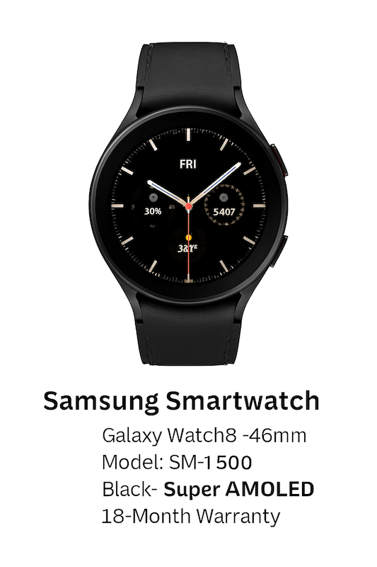 ساعت هوشمند سامسونگ Galaxy Watch8 مدل SM-L500 | ۴۶ میلی‌متر | | اصلی | گارانتی شرکتی