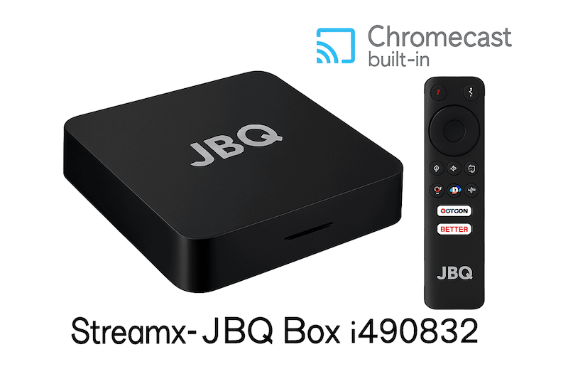 اندروید باکس JBQ مدل Streamx-JBQ Box i490832 | پخش 4K، اندروید TV، رم 4 گیگ