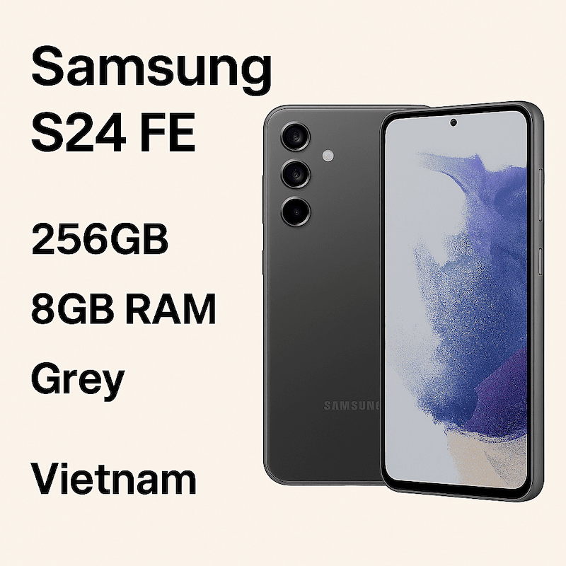 گوشی سامسونگ Galaxy S24 FE | رم 8 | حافظه داخلی 256 | | ساخت ویتنام | دو سیم‌کارت