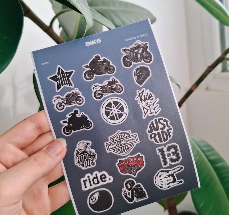 استیکر موتور