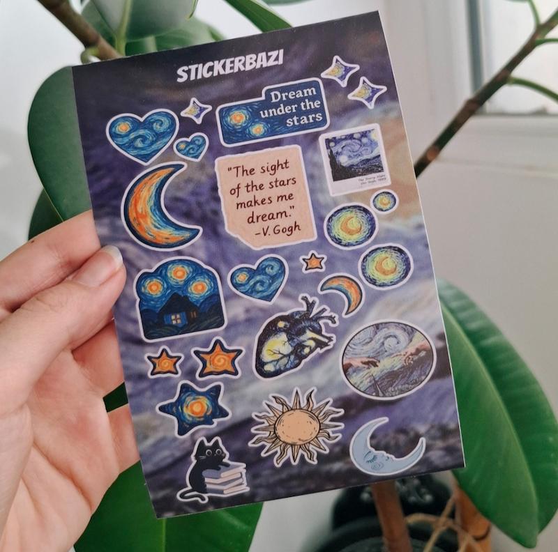 استیکر ونگوگ شب پرستاره