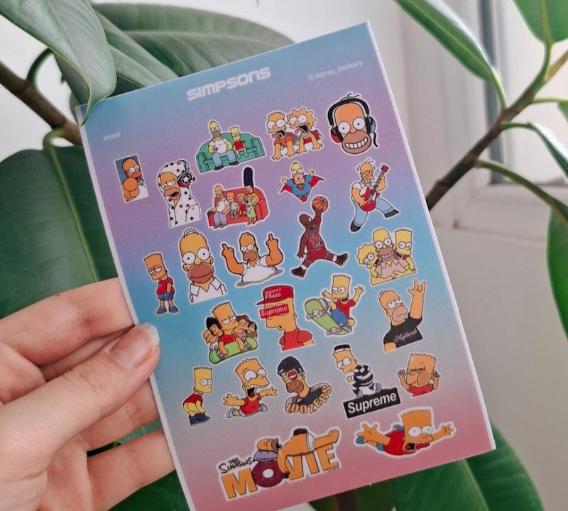 استیکر سیمپسون ها