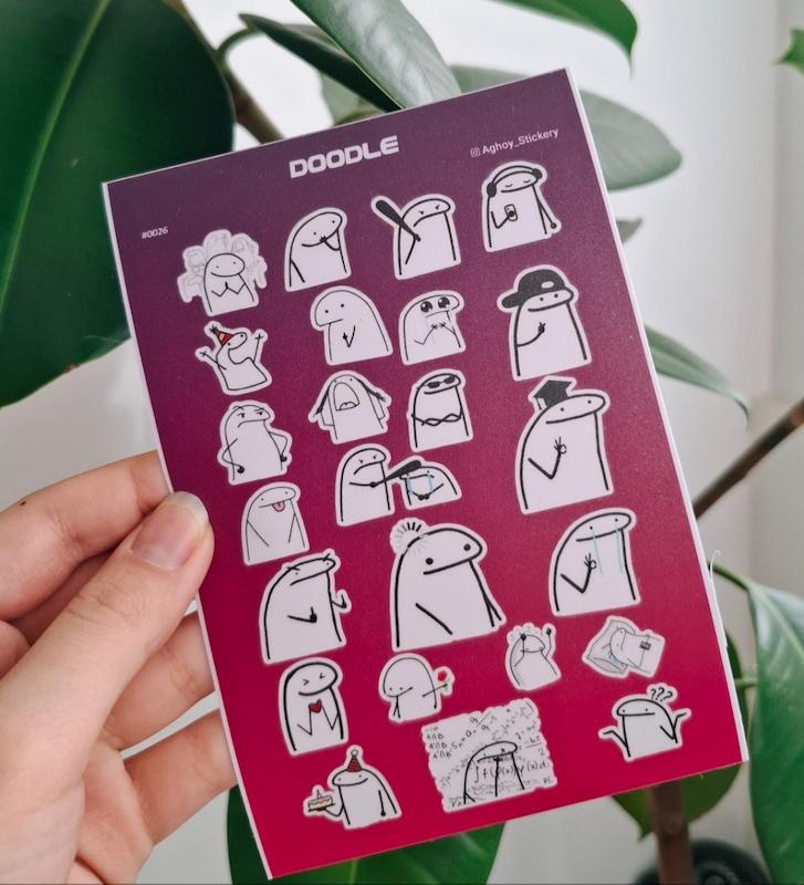 استیکر دودل