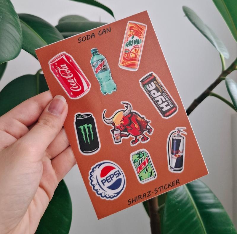 استیکر سودا