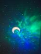 چراغ خواب فضانورد و ماه