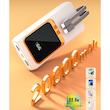 پاوربانک پی زد ایکس مدل V27 Fast Charging 22.5W Cabled ظرفیت 20000 میلی آمپر ساعت