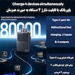 پاوربانک ریمکس مدل RPP-118 ظرفیت 80000 میلی آمپر ساعت