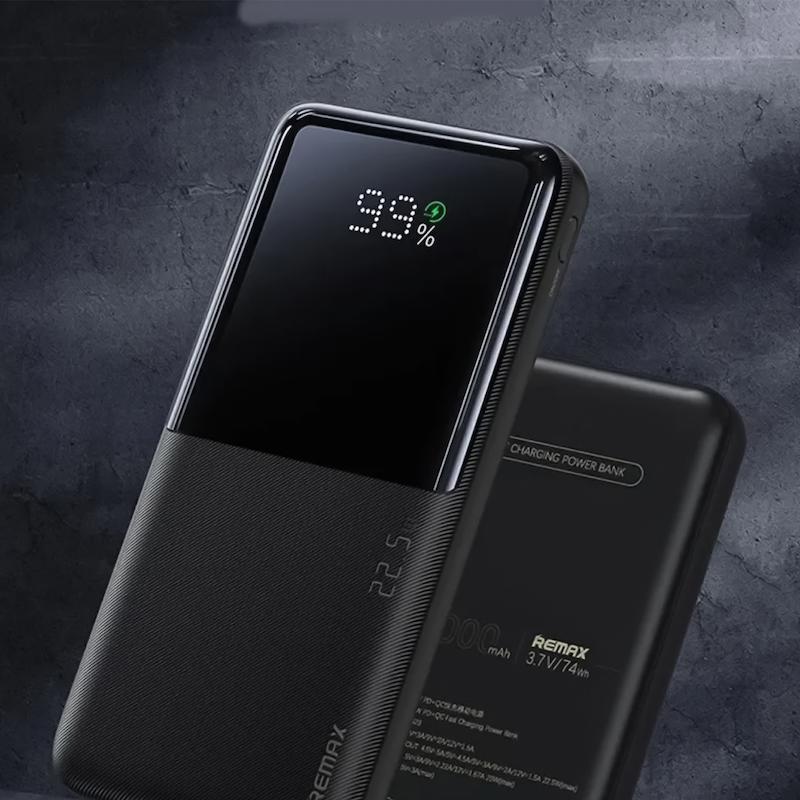 پاوربانک ریمکس مدل RPP-623 ظرفیت 20000 میلی آمپر ساعت