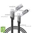 کابل تبدیل USB-C / USB به USB-C / لایتنینگ ریمکس مدل RC-C189  طول 1 متر