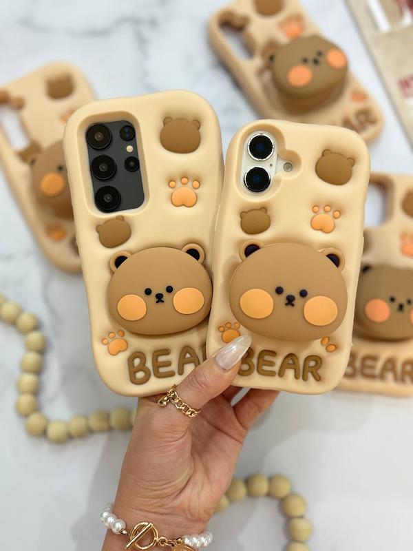 قاب گوشی خرس پاپ سوکتی Bear 🧸