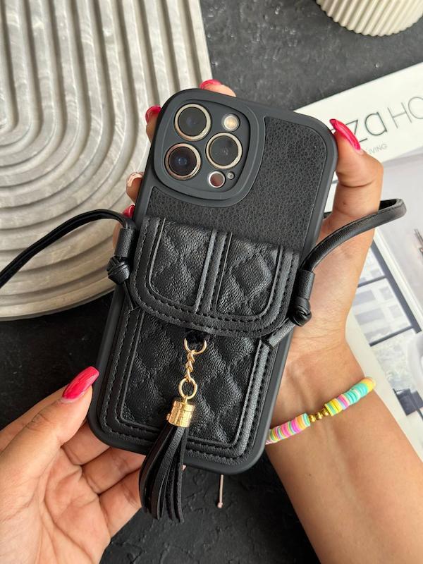 قاب گوشی سن لوران جاکارتی بند بلند 