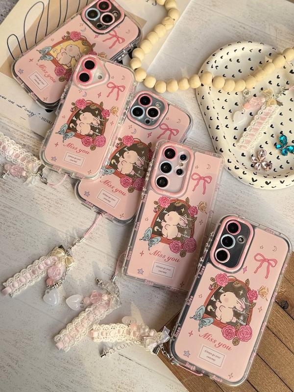 🐰🐇قاب خرگوش🐰🐇 🌸Miss You🌸 🎀با آویز پارچه ای و قلب شیشه ای🎀