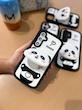 قاب عروسکی پاندا آیینه ای 🐼استند شو 