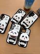قاب عروسکی پاندا آیینه ای 🐼استند شو 