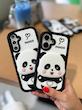 قاب عروسکی پاندا آیینه ای 🐼استند شو 