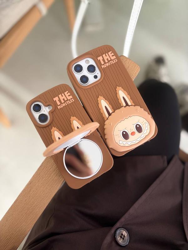 قاب لبوبو آینه ای🤎 