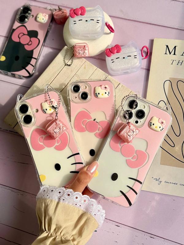قاب هلوکیتی گوش دار ✨💅🏻📸💖🎀🐾😼📍💎🌸  