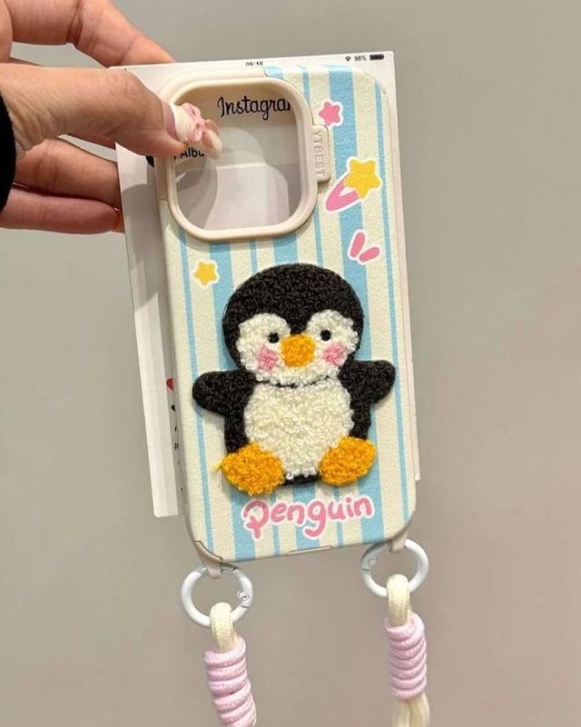 🐧قاب پنگوئن بامزه با آویز🐧