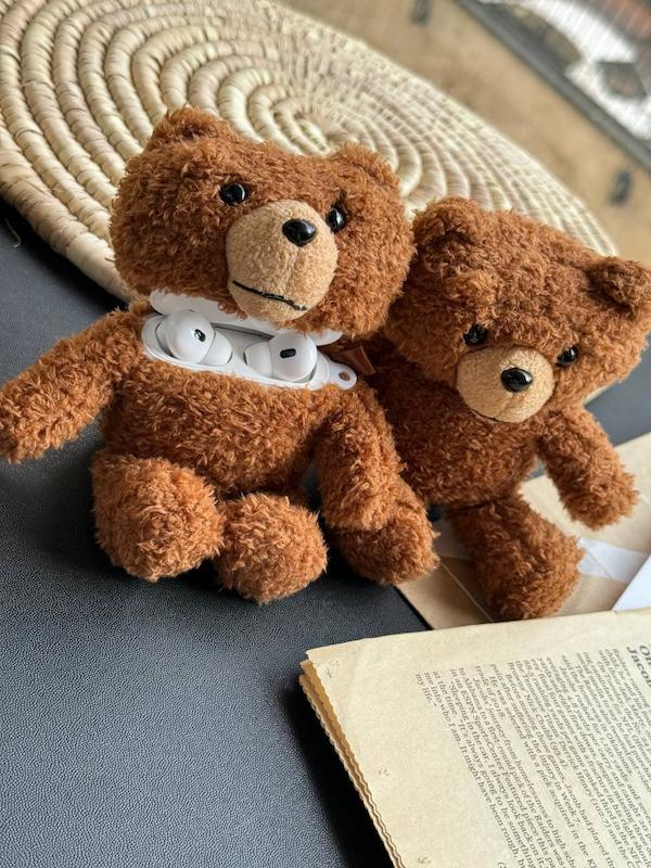 🧸کاور ایرپاد تدی بر قهوه ای🧸