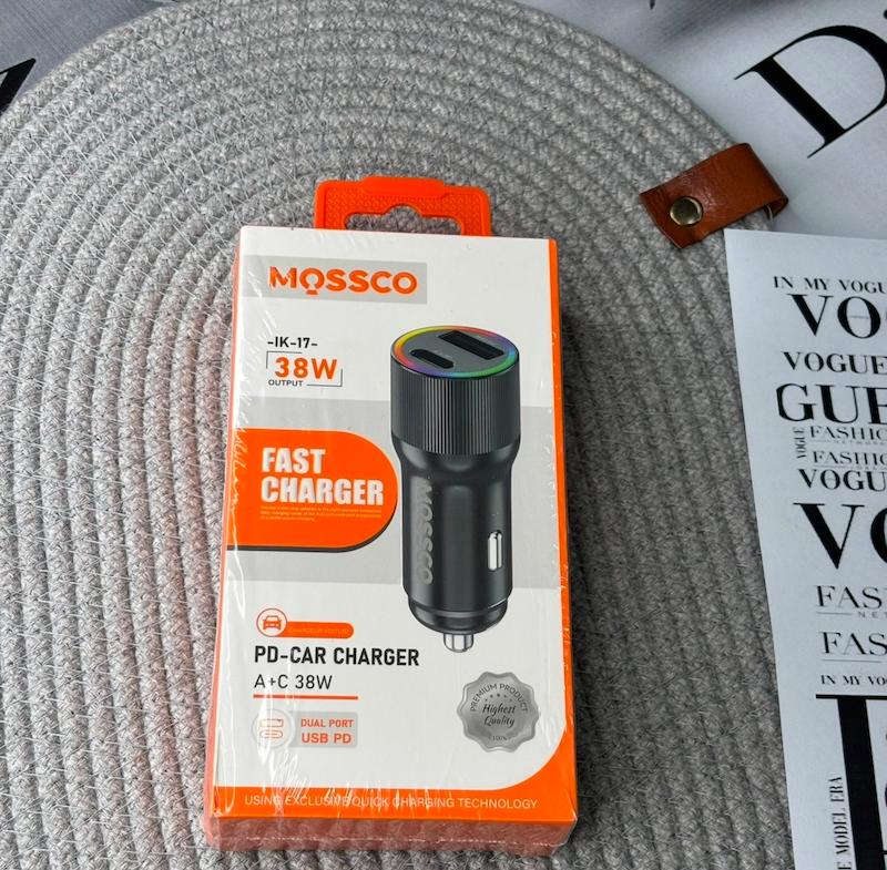 شارژر فندکی ماشین برند Mossco