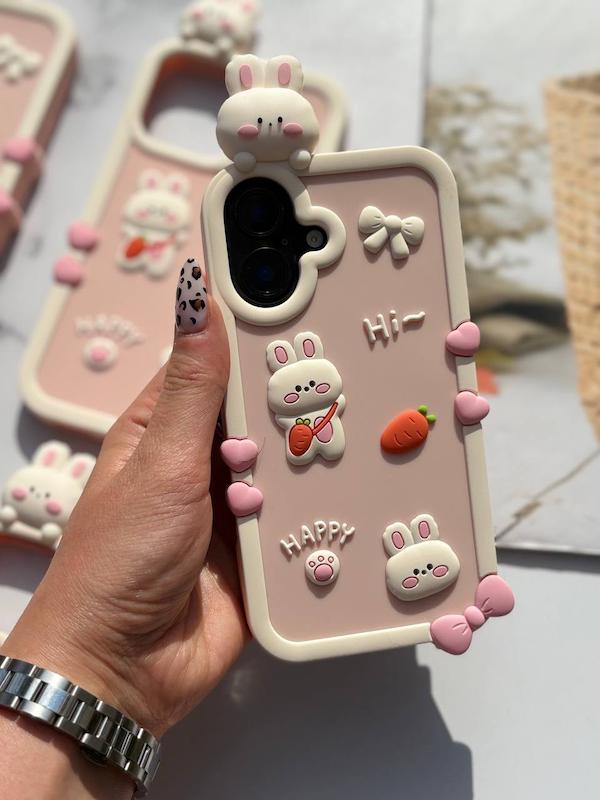 قاب سیلیکونی خرگوش و هویج 🐇🥕آیفون