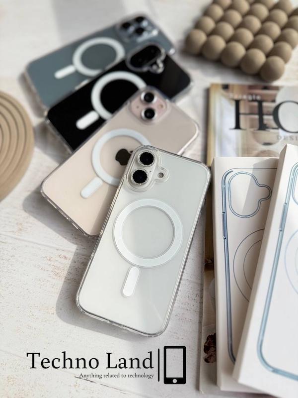 قاب مگ سیف شفاف با پک Magsafe
