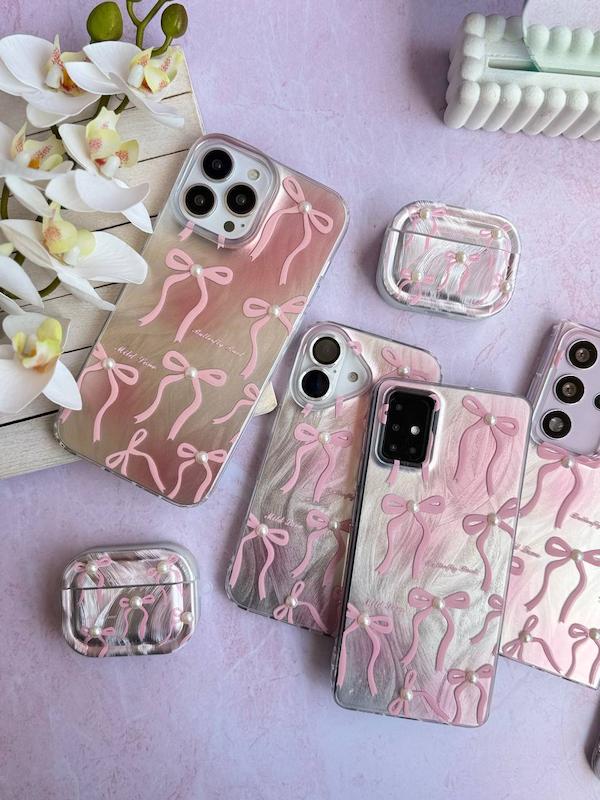 قاب Pink Ribbon 🎀 آیفون/سامسونگ/شیائومی