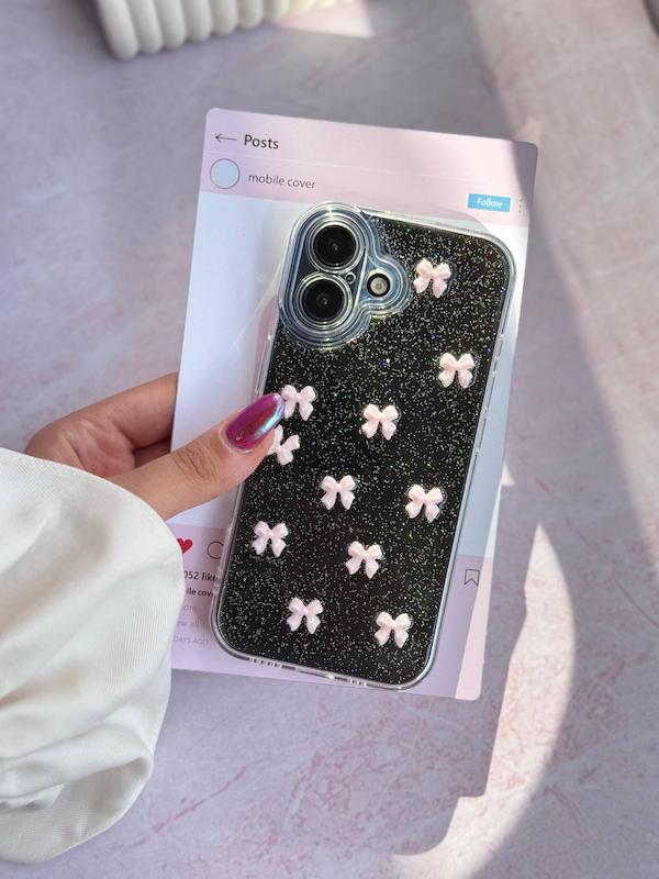 قاب پاپیون صورتی شاین 🪄آیفون/سامسونگ/شیائومی