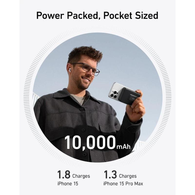 پاوربانکAnker MagGo Power Bank (10K) – مدل A1654