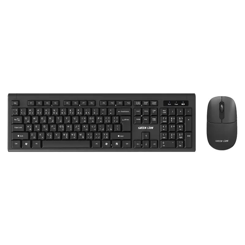 ست کیبورد و ماوس بی سیم گرین لاین مدل GKM-200