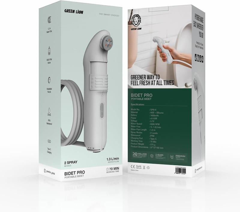 بیده مسافرتی گرین لاین مدل Bidet Pro