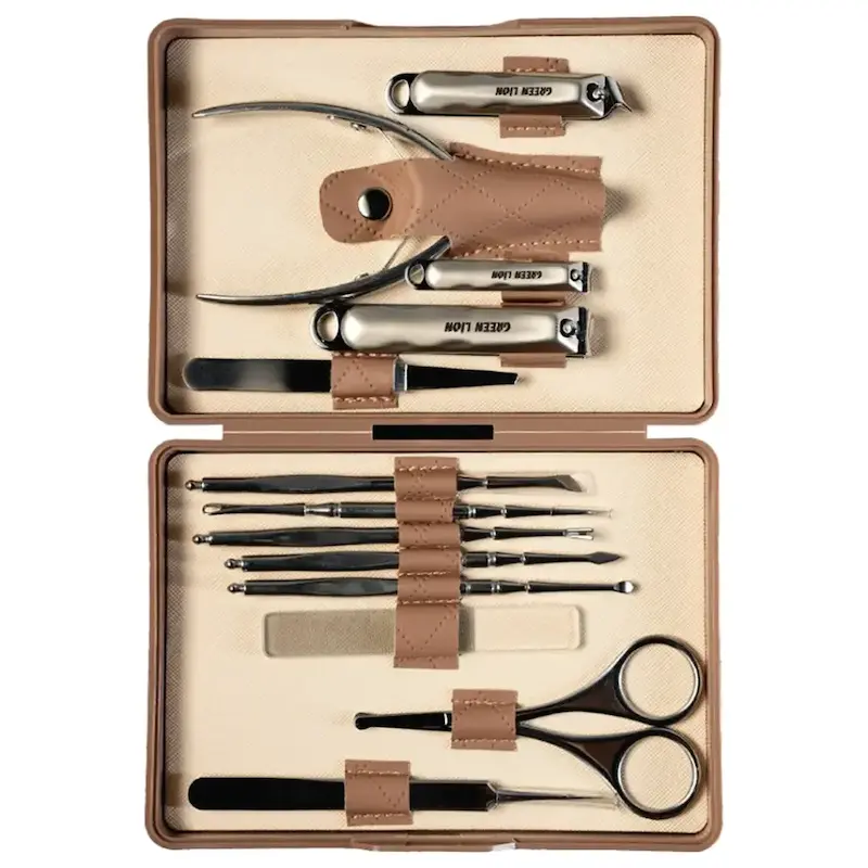 کیت مانیکور 13 کاره گرین Green Lion 13 in 1 Manicure Kit
