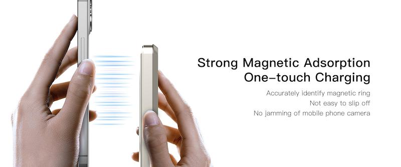 پاوربانک فست شارژ مکسکو 15 وات مگنتی Maxco Gemini Magnetic