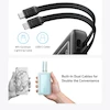 پاوربانک انکر 20000 میلی آمپر ساعت مدل A1681 با کابل لایتنیگ و کابل USB Type-C
