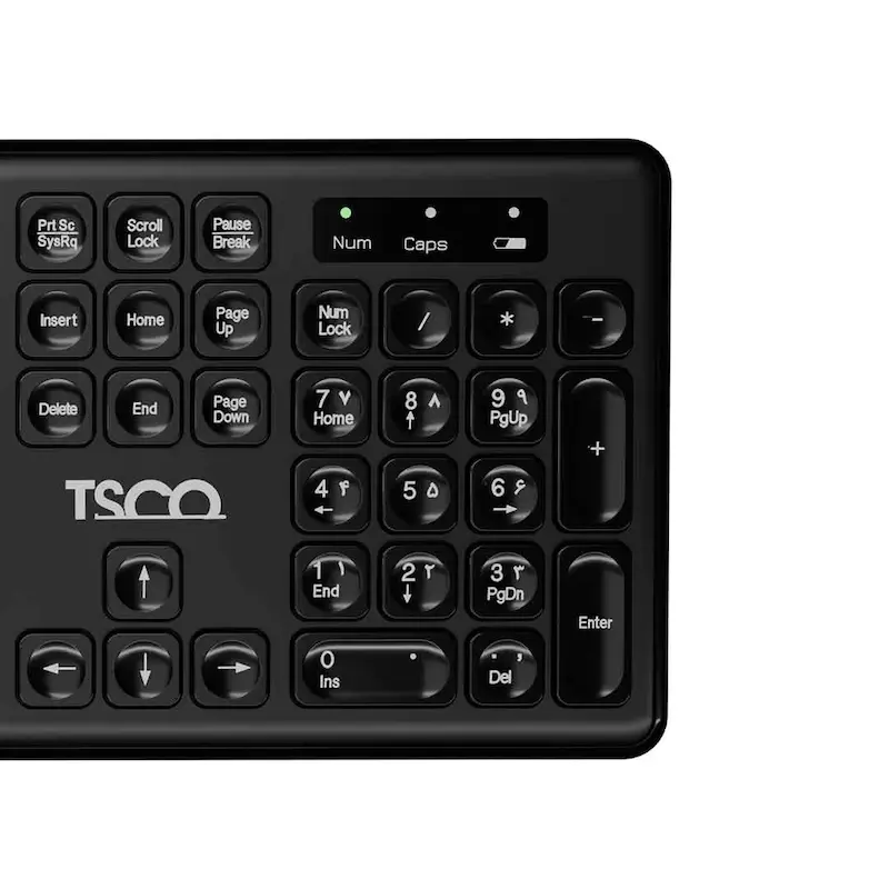 کیبورد بی سیم تسکو مدل TK7005W