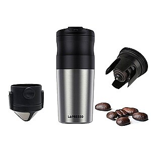 قهوه ساز و آسیاب قهوه لپرسو LePresso Portable Mug Burr Grinder Coffee Maker